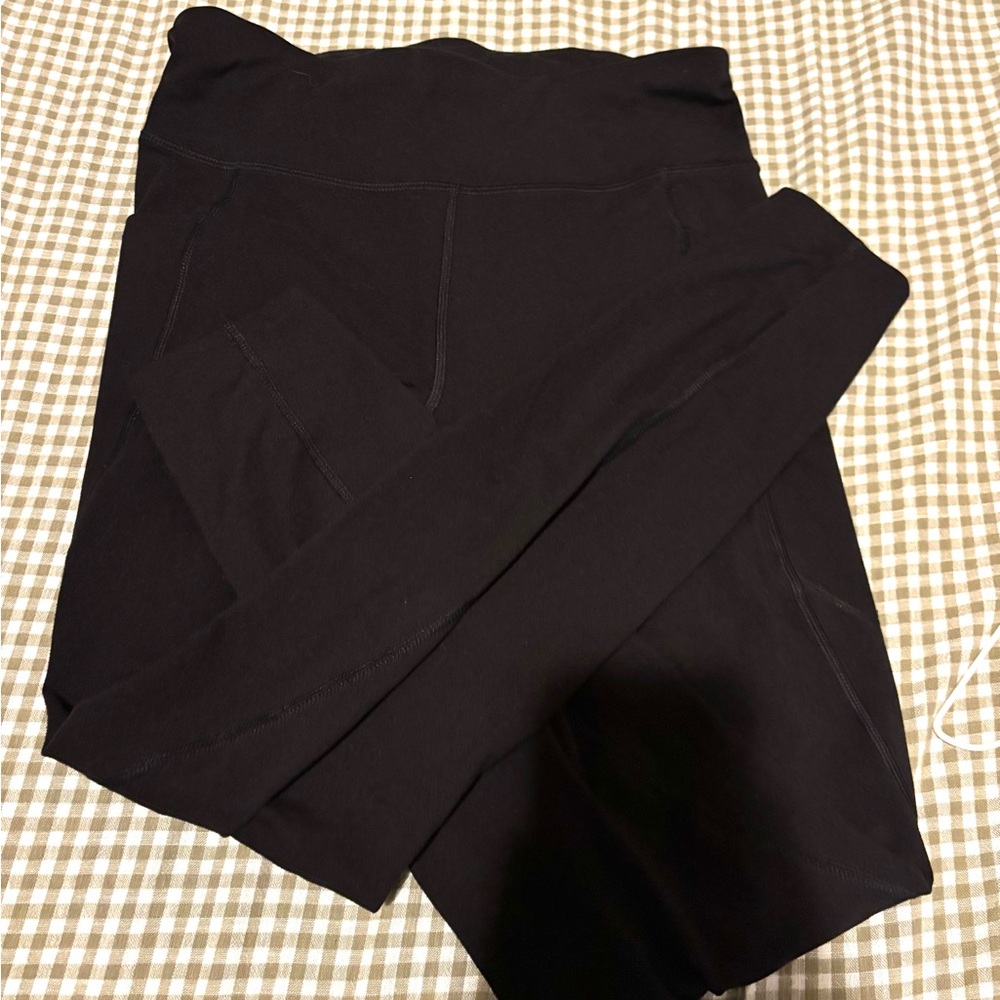 Black High-Waisted Leggings